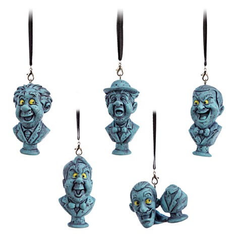 Haunted Mansion Bust Ornament Set