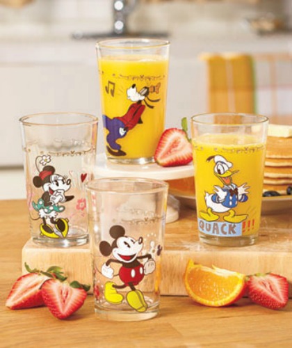 Disney Juice Glasses