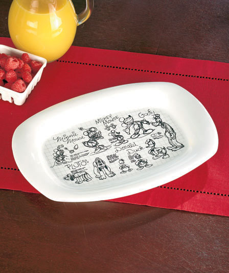 Disney Sketchbook Serving Platter