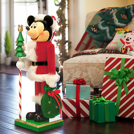 Santa Mickey Large Nutcracker