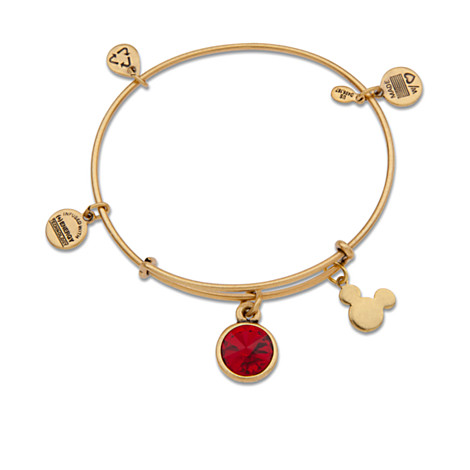 Disney Alex and Ani Birthstone Bangle