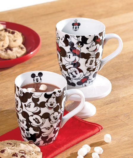 Mickey and Minnie Mouse Mug Set