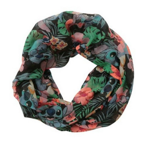 Disney Lilo & Stitch Hibiscus Infinity Scarf