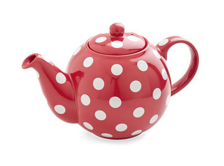 Minnie Mouse Red Polka Dot Teapot