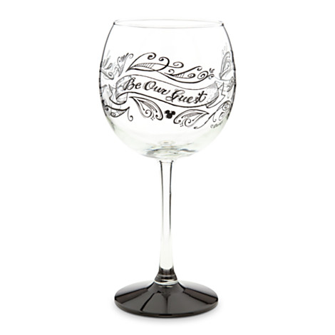 Be Our Guest Wine Glass