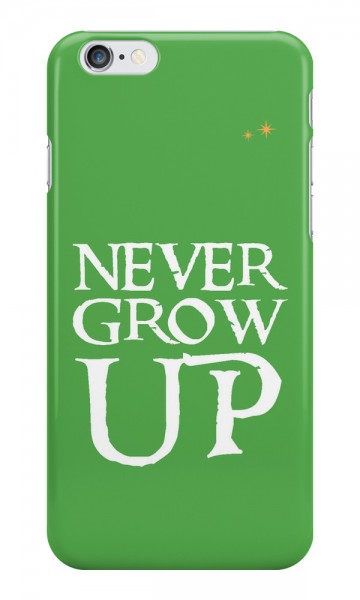 Peter Pan Never Grow Up iPhone Case