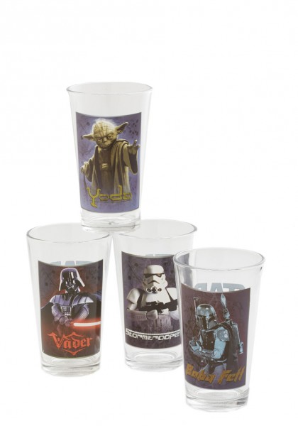 Star Wars Glasses 4 Pack