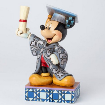 Graduation Mickey Mouse Figure