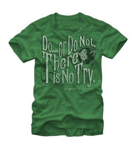 Star Wars Yoda Do or Do Not Mens Graphic T Shirt