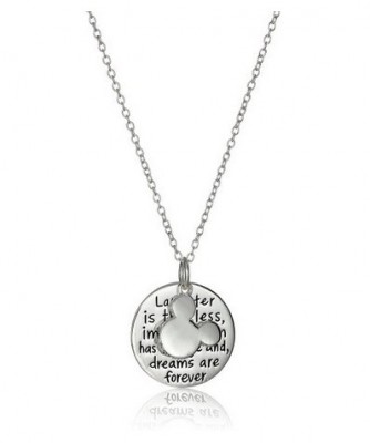 Mickey Mouse Sterling Silver Pendant Necklace