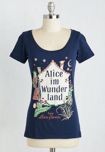 Alice in Wonderland in German Tee