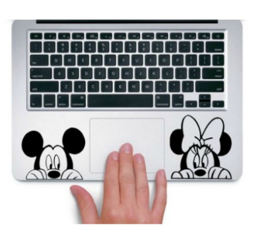 Mickey and Minnie Trackpad Decals