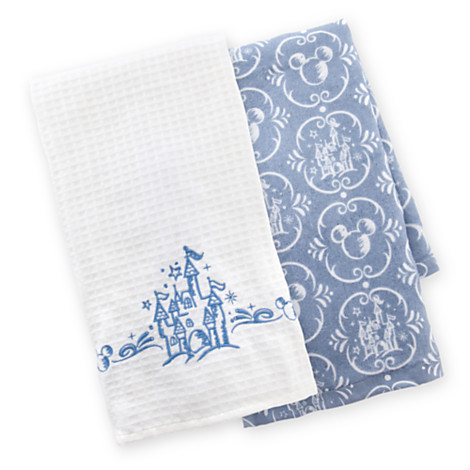 Walt Disney World Cinderella Castle Dish Towel Set