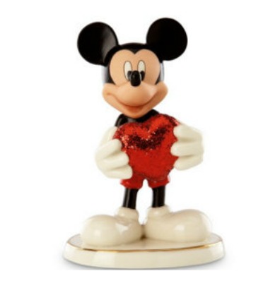 Disney's Love Struck Mickey Figurine By Lenox