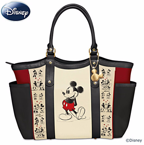 Mickey Mouse Love Story Tote Bag