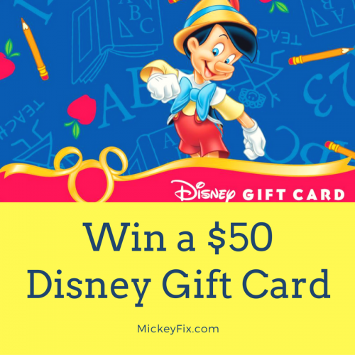 Win a $50Disney Gift Card
