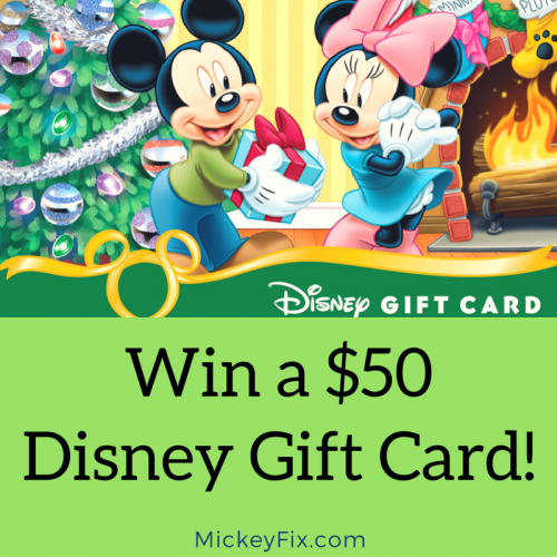 Win a $50 Disney Gift Card from MickeyFix.com!