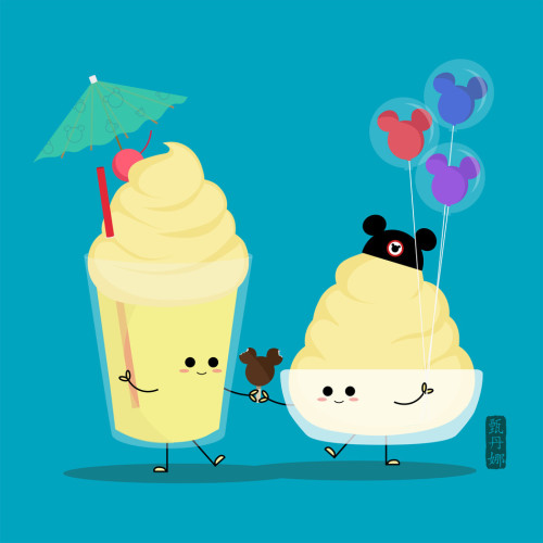 Dole Whip Food Art by Donna Yan