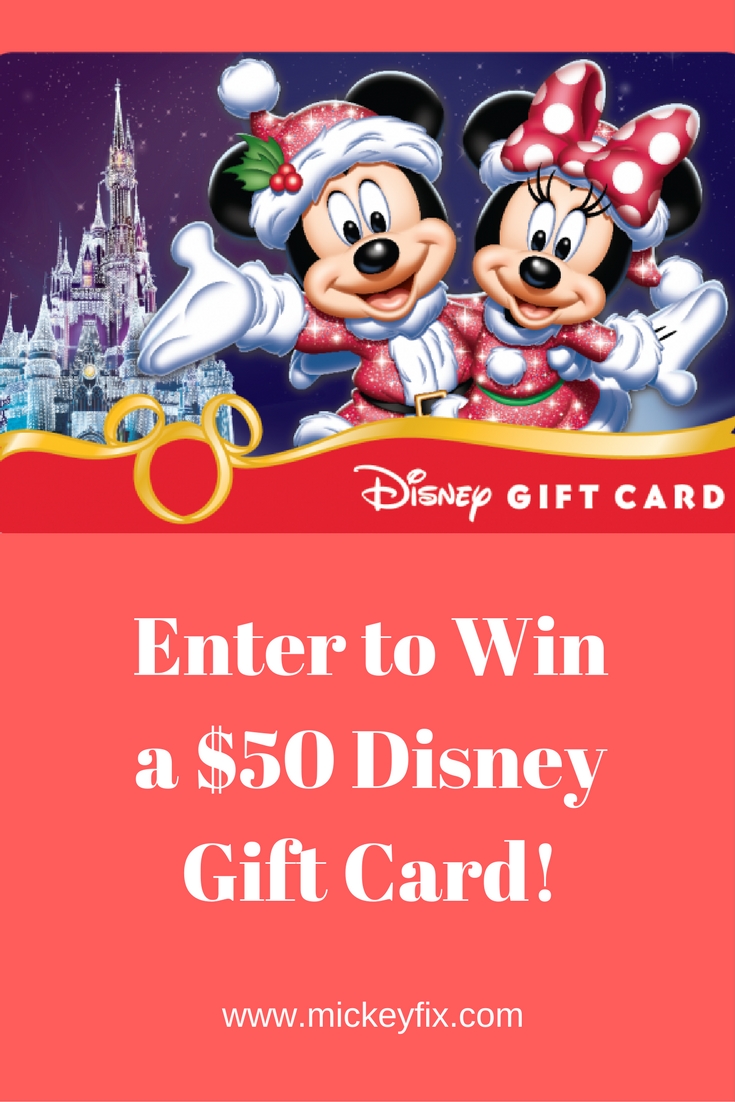 Enter to Win a $50 Disney Holiday Gift Card from Mickey Fix! (closed ...